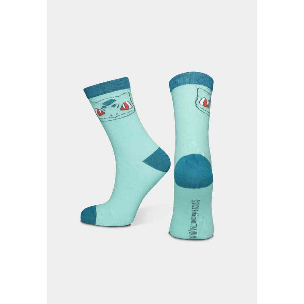 Pokémon - Bulbasaur Chaussettes - Vert